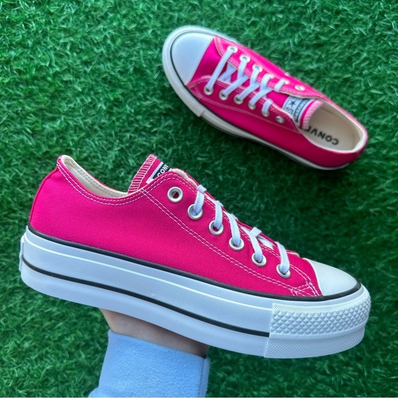 💝Converse Chuck Taylor All Star Ctas Lift Hi Cerise Pink - Picture 5 of 10